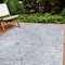 World Rug Gallery Contemporary Geometric Weather Resistant Indoor/Outdoor Area Rug 5' x 7' Blue 4028BLUE5X7 - alternate 1